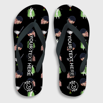 Custom Face Flip Flops