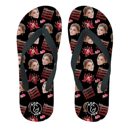 Custom Face Flip Flops
