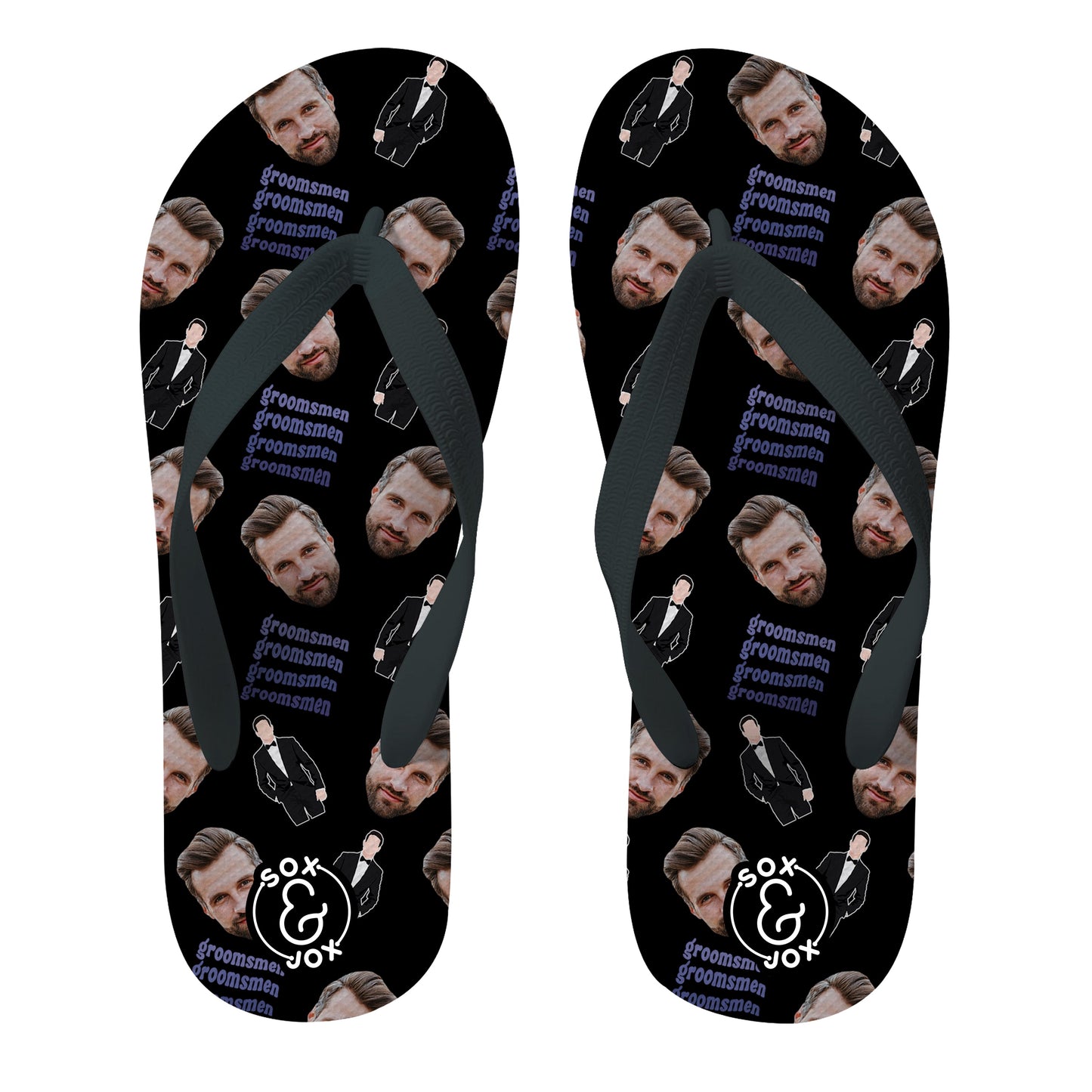 Custom Face Flip Flops